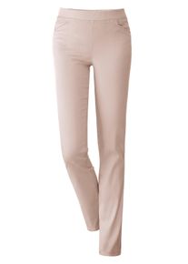 sheego Gro&szlig;e Gr&ouml;&szlig;en Stretch-Jeans mit Rundum-Dehnbund, sand, Gr&ouml;&szlig;e 46 - Damen