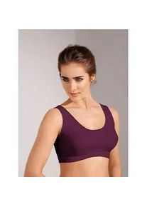 w&auml;schepur Bustier W&Auml;SCHEPUR, Damen, Gr. 46, Cup B/C/D, bunt (aubergine, marine), 97% Baumwolle, 3% Elasthan, BHs Bustier BH-Set