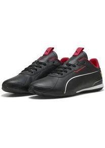 Sneaker Puma "Scuderia Ferrari Neo Cat 3.0 Sneakers Erwachsene", Damen, Gr. 44, schwarz (schwarz rosso corsa rot), Obermaterial: Textil, Synthetik; Futter: Textil; Innensohle: Textil; Laufsohle: Gummi, Schuhe Sneaker