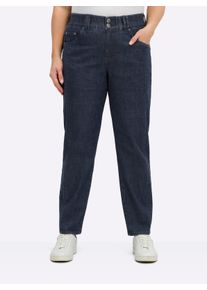 sheego Gro&szlig;e Gr&ouml;&szlig;en Jeans in 5-Pocket-Form, dark blue, Gr&ouml;&szlig;e 56 - Damen