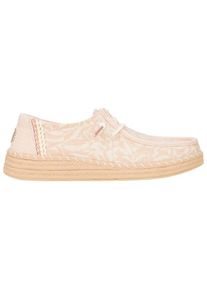 Sneaker HeyDude Wendy Espadrille Retro Palm Damen (Gr 40 |beige)