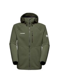 Softshelljacke Mammut Ultimate Comfort SO Hooded Jacket Herren (Gr S |oliv)