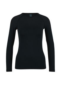 Odlo Baselayer L/S Performance Light Eco Kunstfaserunterwäsche Damen (Gr M |schwarz)