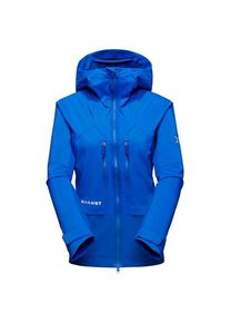 Softshelljacke Mammut Eiger Nordwand Pro Softshell Hooded Jacket Damen (Gr M |blau |wasserdicht)