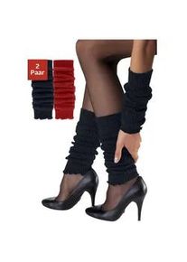 Beinstulpen Lavana, Damen, rot (hellmarine, rot), Strick, Wolle, Stulpen, und Armstulpen