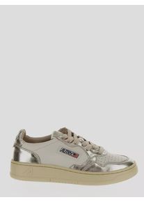 Autry Low-Top Sneaker - Medalist Low Two-Tone Sneakers In White - Gr. 40 (EU) - in Wei&szlig; - f&uuml;r Damen