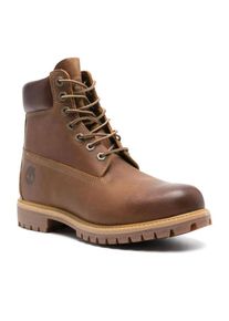 Timberland Stiefel - Premium 6 Inch Lace Up Waterproof Boot - Gr. 7_5 - in Braun - f&uuml;r Damen