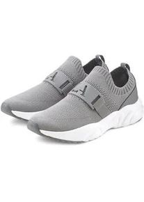 Sneaker Lascana ACTIVE, Damen, Gr. 36, grau, Obermaterial: 100% Textilmaterial. Decksohle: 100% Textilmaterial. Futter: 100% Textilmaterial. Laufsohle: 100% Synthetik, unifarben, Basic, Schuhe Socksneaker Sneaker low Slip-on-Sneaker, Halbschuh, Freizeitschuh, Slipper, Chunky Sohle VEGAN