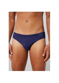 Badeslip Bruno Banani "Mini Wave Line 2.0 Swim", Herren, Gr. S (4), N-Gr, blau (marine), Elasthan, Polyamid, unifarben, Badehosen, mit seitlicher Logopr&auml;gung
