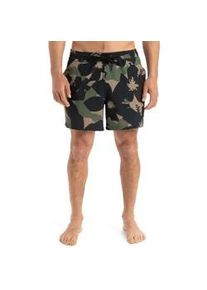 Boardshorts Quiksilver "Surfsilk Straight 16", Herren, Gr. M, grape leaf handtman, Obermaterial: 92% Microfaser, 8% Elasthan;, Hosen
