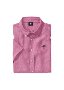 POLO SYLT Herren Baumwoll-Leinen-Mix Hemd kurzarm