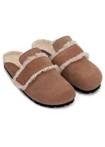 Espadrij Cloq Velour Strap Sandalen Damen (Gr 39 |braun)