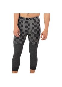 Mons Royale Ascender Merino Seamless 3/4 Legging Merinounterwäsche Herren (Gr XXL |grau)