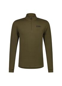 Merinounterwäsche Mons Royale Cascade Merino Flex 200 1/4 Zip L/S Herren (Gr XXL |braun/oliv)