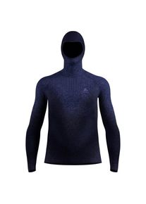 Odlo Performance Warm Blackcomb Bl Top Facemask L/S Kunstfaserunterwäsche Men (Gr S |blau)