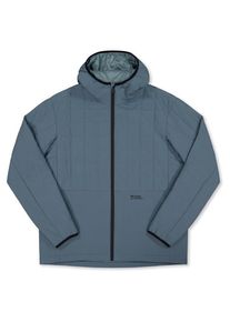 Woll- & Merinojacke Mons Royale Canyon Merino Insulated Hooded Jacket Herren (Gr S |grau/blau)