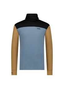Mons Royale Yotei Merino Powder Hood L/S Merinoshirt Herren (Gr L |grau)