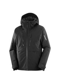 Salomon Brilliant 20 Jacket Skijacke Herren (Gr S |schwarz |wasserdicht)