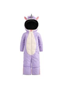 WeeDo Unido Lila Einhorn Schneeanzug Overall Kinder (Gr M |lila |wasserdicht)