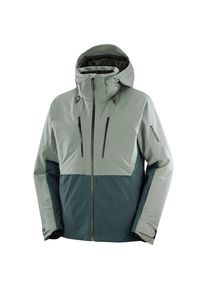 Skijacke Salomon Brilliant 2.0 Jacket Herren (Gr XL |grau |wasserdicht)