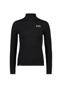 Mons Royale Cascade Mock Neck L/S Merinounterwäsche Damen (Gr XS |schwarz)