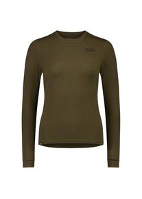 Merinounterwäsche Mons Royale Cascade Merino Flex 200 L/S Damen (Gr XL |braun/oliv)