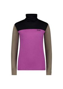 Merinounterwäsche Mons Royale Yotei Merino High Neck L/S Damen (Gr S |lila)