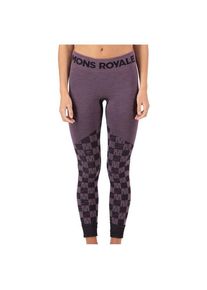 Merinounterwäsche Mons Royale Ascender Merino Seamless Legging Damen (Gr L |lila)