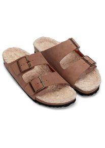 Espadrij Ami Velour Teddy Sandalen Herren (Gr 47 |braun)