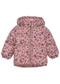 Winterjacke Minymo Quilted Jacket AOP Kinder (Gr 74 |rosa)
