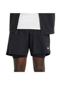 New Balance AC Lined Short 7 Laufhose Herren (Gr L |schwarz)