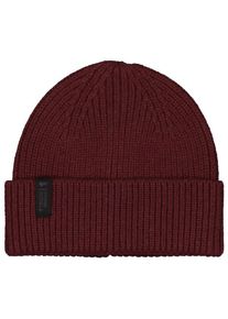 Mons Royale Fjord 100% Merino Beanie Mütze (Größe One Size |rot)