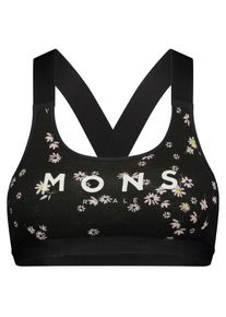 Mons Royale Stella X-Back Bra Sport-BH Damen (Gr XL |schwarz)