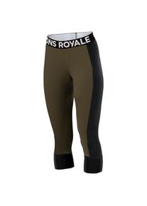 Mons Royale Cascade Merino Flex 200 3/4 Legging Merinounterwäsche Women (Größe XS |schwarz)