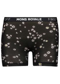 Mons Royale Hannah Hot Pant Merinounterwäsche Damen (Gr L |schwarz)