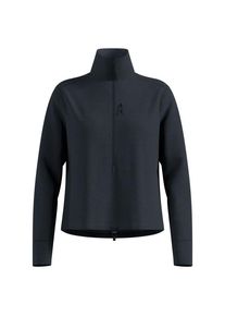 Odlo Mid Layer 1/2 Zip Grid Fleece Fleecejacke Damen (Gr XXS |schwarz/blau)