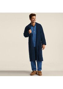 LANDS' END Bademantel aus t&uuml;rkischem Frottee, Herren,  Blau, Baumwolle, by Lands' End