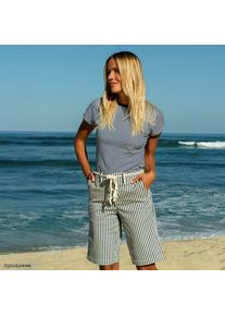 LANDS' END Chino-Bermudas, Damen,  Wei&szlig;, Elasthan/Baumwoll-Mischung, by Lands' End