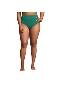 LANDS' END Bikinihose mit hohem Beinausschnitt, Damen,  Gr&uuml;n, Elasthan/Nylon-Mischung, by Lands' End