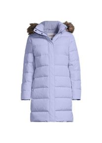 LANDS' END Daunenmantel mit Kapuze, Damen,  Lila, Polyester, by Lands' End