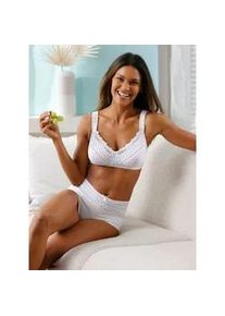 w&auml;schepur B&uuml;gelloser BH W&Auml;SCHEPUR, Damen, Gr. 105, Cup B, wei&szlig; (wei&szlig;, bedruckt), 83% Polyamid, 17% Elasthan, BHs
