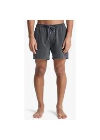 Badeshorts Quiksilver "EVERYDAY SURFWASH VOLLEY 15", Herren, Gr. S, N-Gr, schwarz, Polyester, unifarben, Badehosen Badeshorts, sportliche Schnittform, f&uuml;r Erwachsene, schnelltrocknendes Material