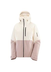 Salomon Highland Jacket Skijacke Women (Gr L |weiß |wasserdicht)