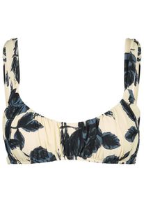 Seafolly Rococo Ruched Bralette Bikini-Top Damen (Gr 44 |grau)