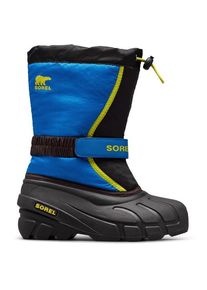 Winterschuhe Sorel Flurry Kinder (Gr 11 |schwarz/blau |wasserdicht)