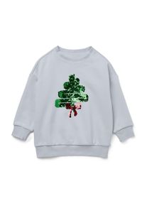 Tchibo - Kinder-Sweatshirt - M&auml;dchen - Gr. 98/104 - hellblau