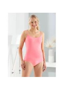 Achseltop Nina von C., Damen, Gr. 50, 2 Stk., Normalgr&ouml;&szlig;en, rosa (flamingo), 100% Baumwolle, Unterhemden