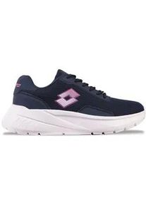 Sneaker Lotto, Damen, Gr. 42, blau (navy, violet), Kunstfaser, Synthetik, mehrfarbig, Schuhe Sneaker, - mit extra leichter Phylonsohle