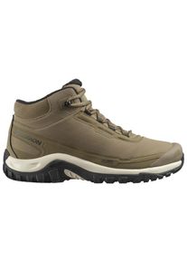 Winterschuhe Salomon Shelter WP Herren (Gr 47 1/3 |braun/beige |wasserdicht)