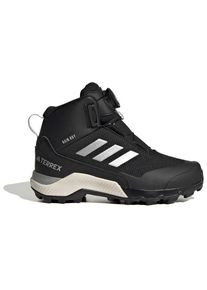 Winterschuhe adidas terrex Terrex Winter Mid Boa Rain Ready Kinder (Gr 35,5 |schwarz |wasserdicht)